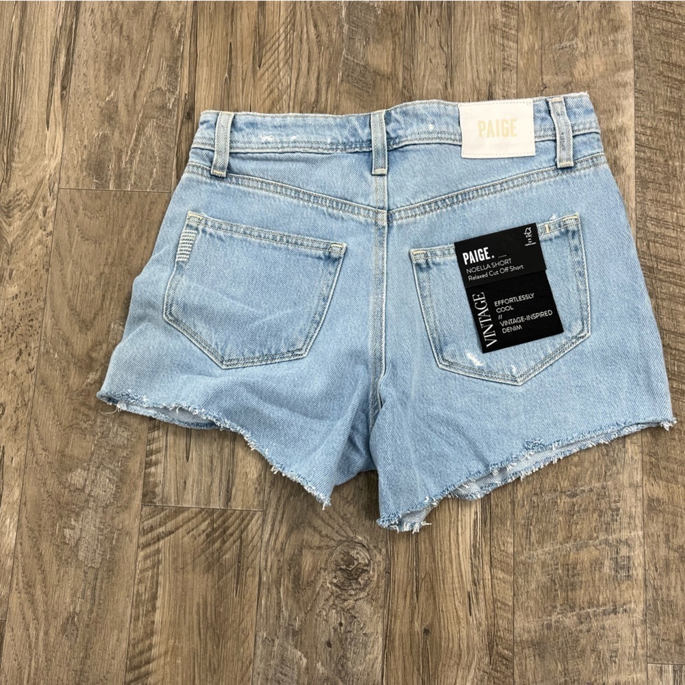 NWT Paige Noella Cut Off Shorts - Picture 4 of 11